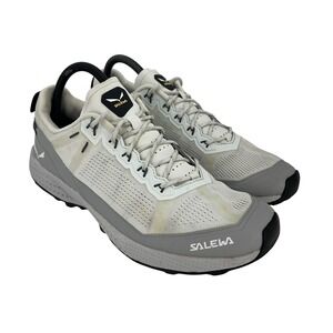 Salewa Pedroc Air Shoes Womens Size 9.5 White Grey Trail Running Pomoca Sole